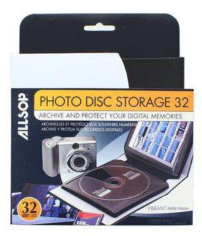 Allsop Photo Disc Storage Album | Holds Up To 32 Discs
