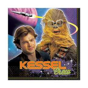 Star Wars Han Solo Party Bundle: 8x 7" Plates & 16x Lunch Napkins