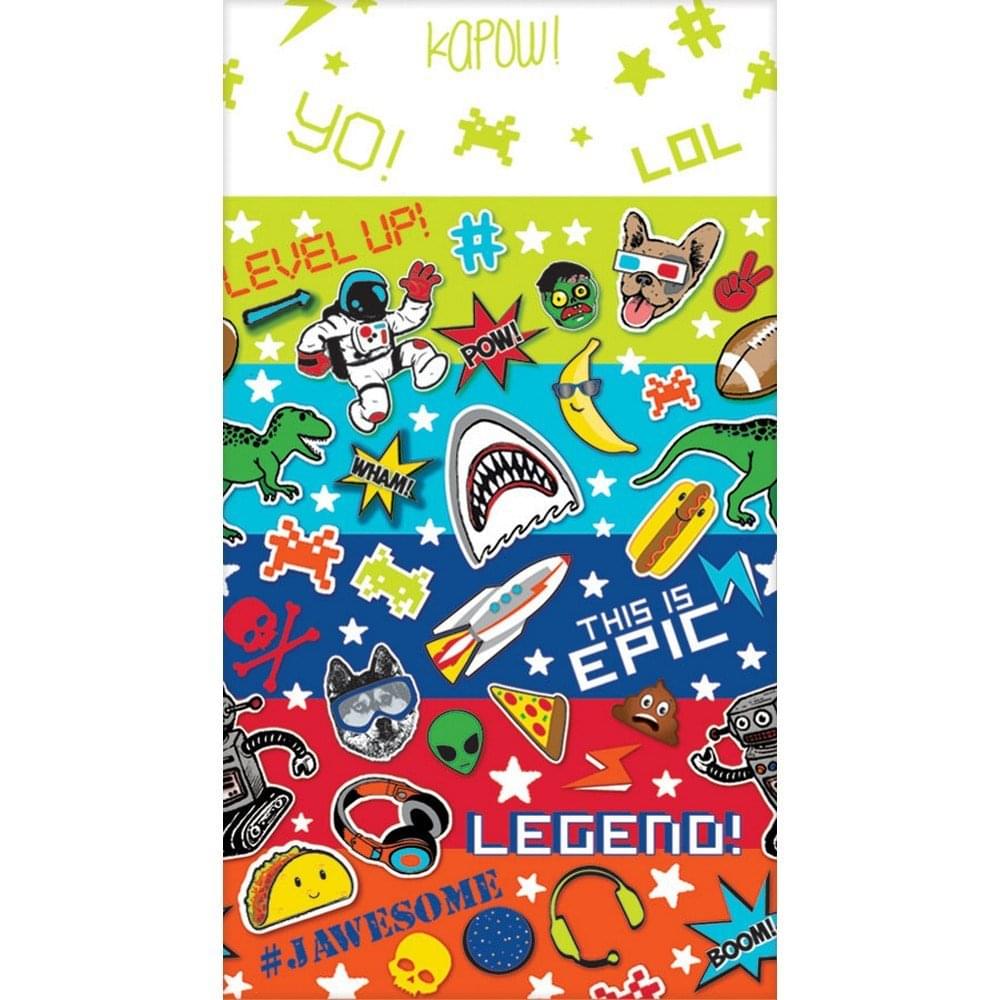 Epic Party 54"x102" Plastic Table Cover