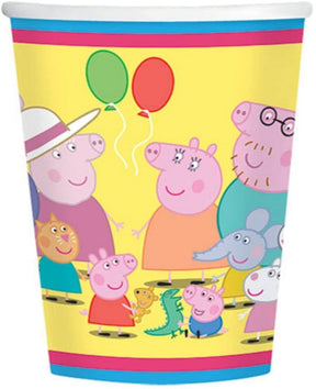 Peppa Pig 9oz Paper Cups, 8 Count
