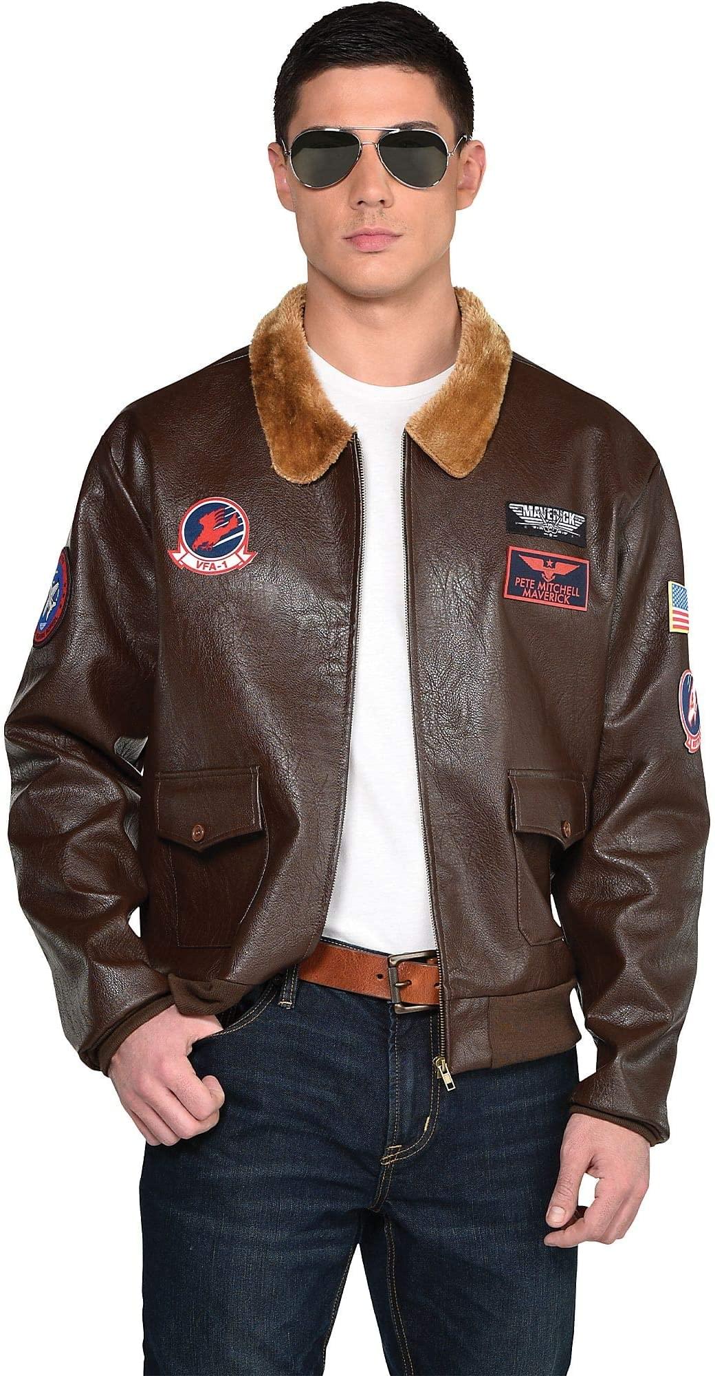 Top Gun: Maverick Bomber Jacket Costume Adult Mens