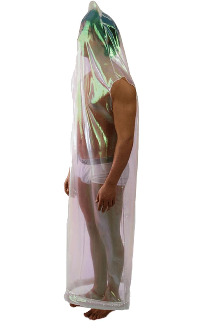 Condom Adult Costume Bodysuit - One Size