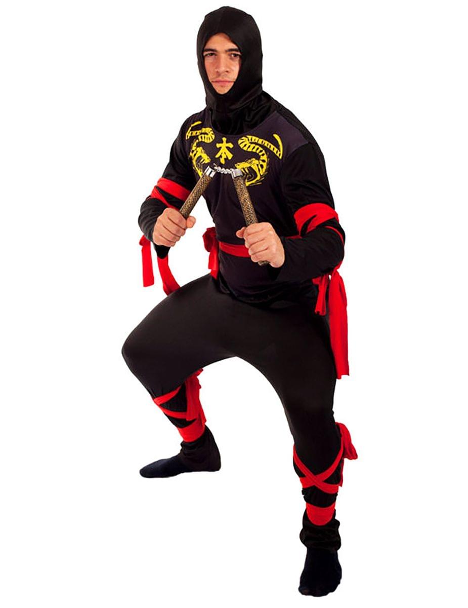 Ninja Men's Costume - Black