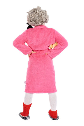 Crazy Cat Lady Kids Costume | Robe & Wig Set | One Size Fits Up to Size 10