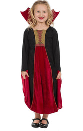 Gothic Vampiress Child Costume Dress - Medium 7-9