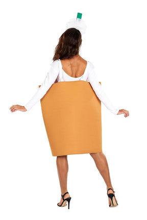 "Just Coffee" Adult Costume with Tunic & Headpiece | One Size