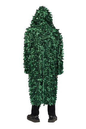 Leafy Camo Suit Adult Costume | Camouflage Bush Costume | One Size Fits Most