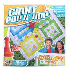 Giant Pop N Hop Indoor/Outdoor Game | 24x24 Inch Mat