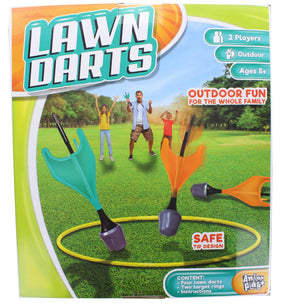 Lawn Darts Outdoor Game | 4 Darts & 2 Rings