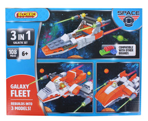 Blokko 3 in 1 Galaxy Fleet 108 Piece Building Kit