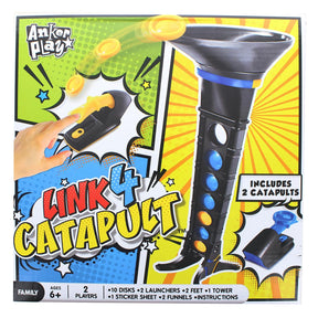 Link 4 Catapult Game | Includes 2 Catapults | 2 Players