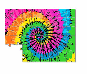 Neon Tie Die 46 Piece Jigsaw Puzzle