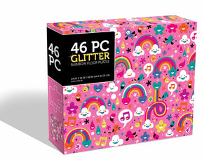 Glitter Rainbow 46 Piece Jigsaw Puzzle