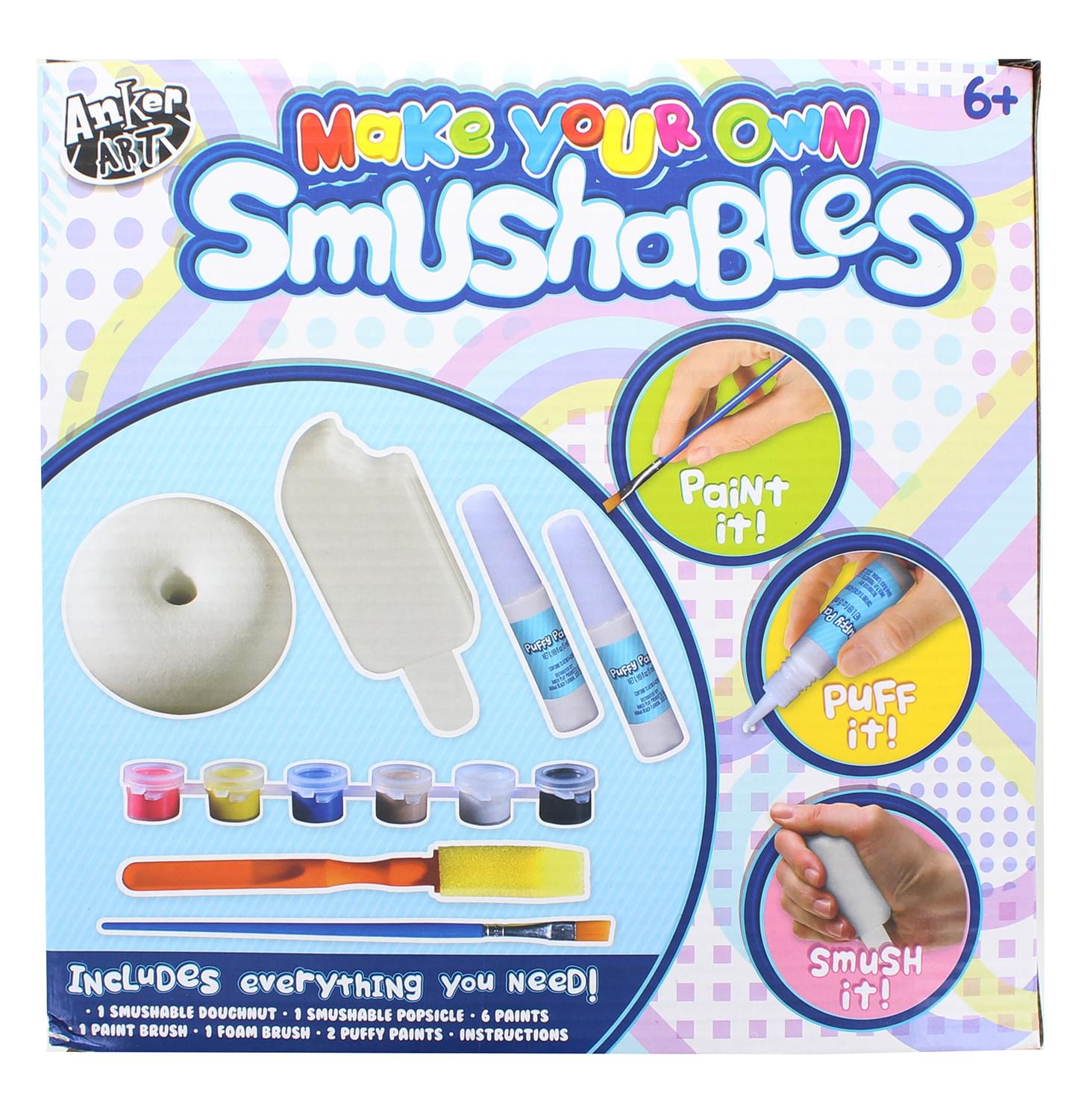 Make Your Own Foam Smushables Activity Kit | Doughnut and Popsicle
