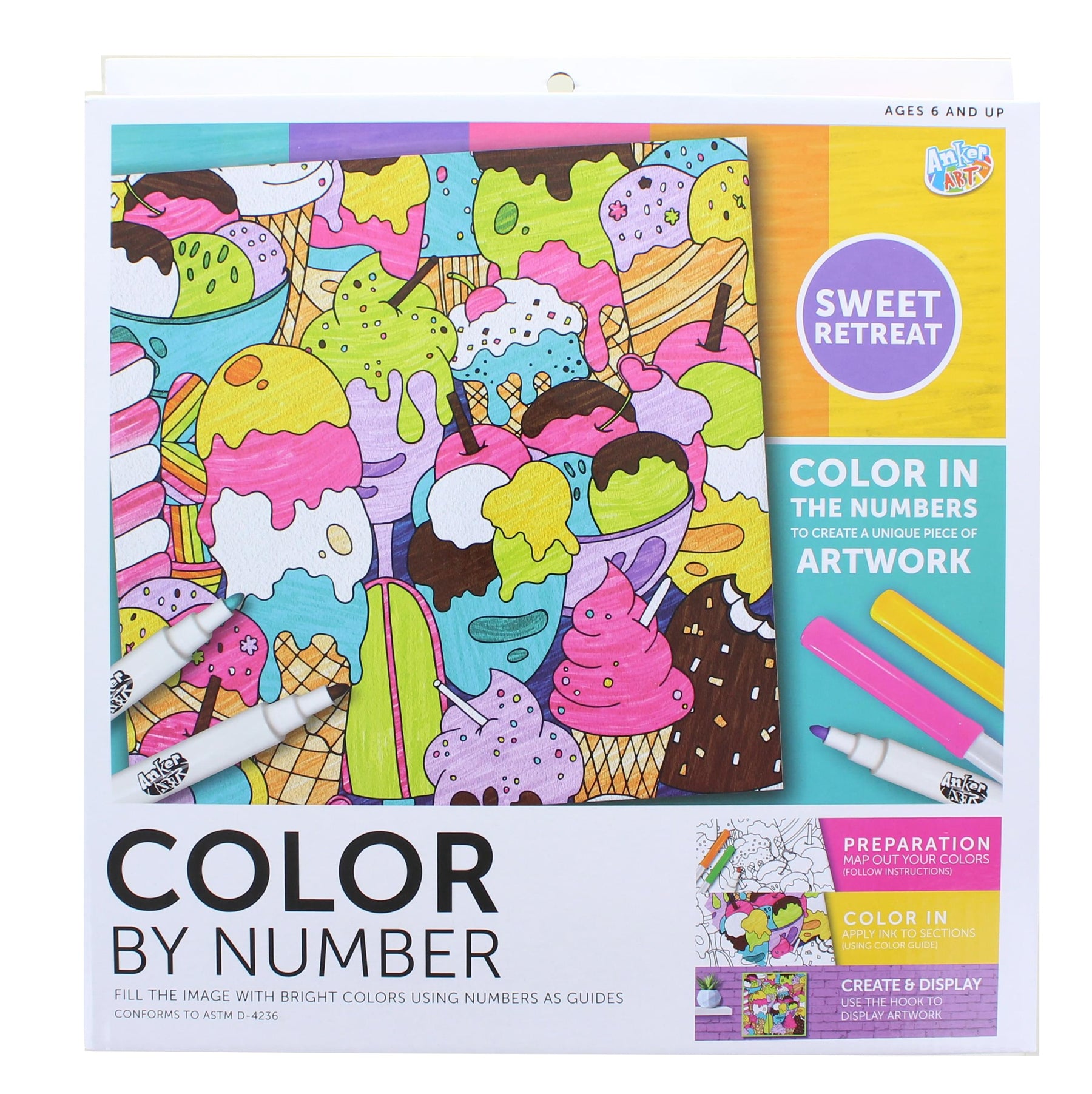 Color By Number Design Kit | Sweet Retreat