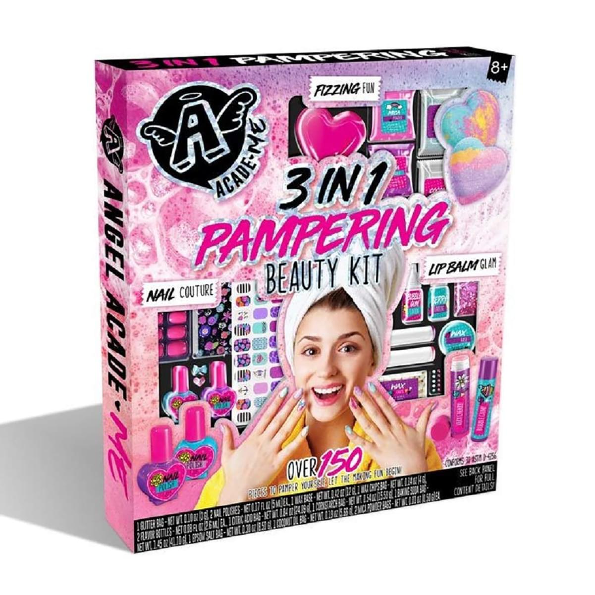 3 in 1 Girls Pampering Beauty Kit | Over 150 Pieces