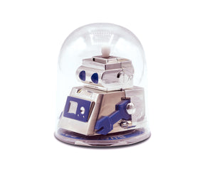 Aeromax Bump N Bots 3 Inch No Fall Wind-Up Robot | Blue