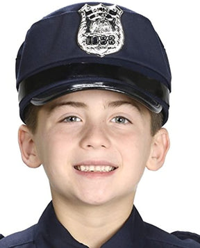 Police Cap Adjustable Child Costume Hat | Youth Size