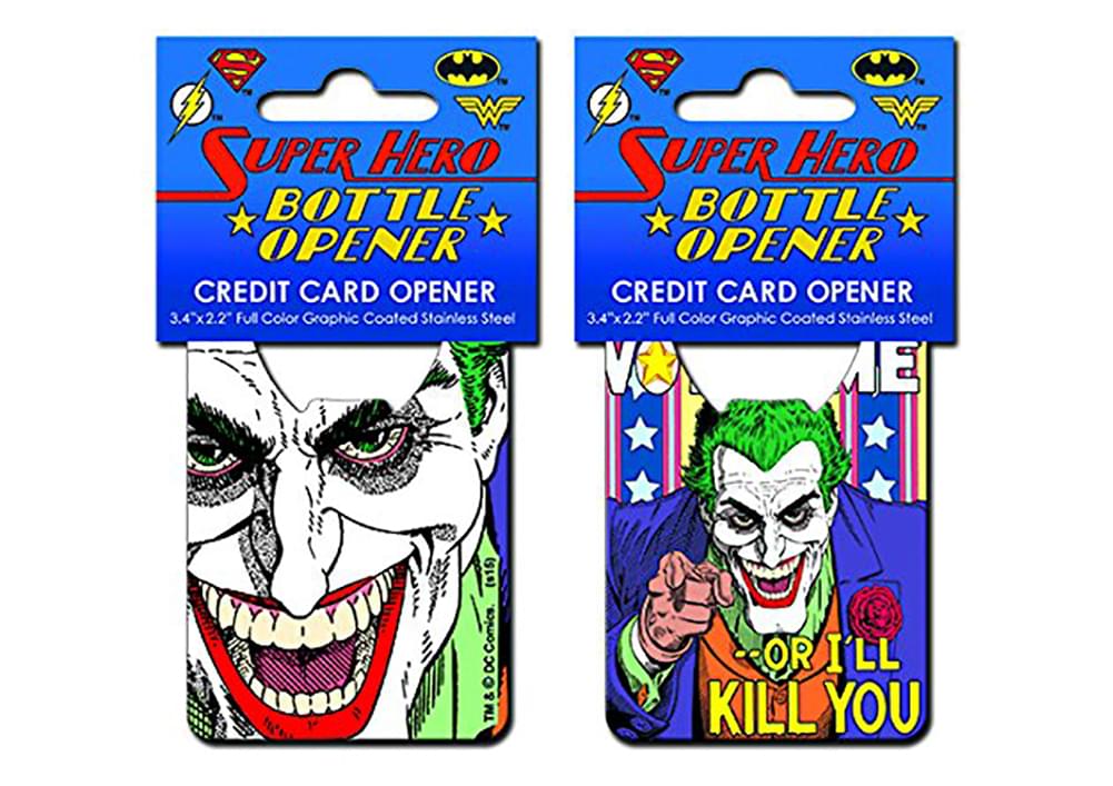 DC Comics Joker "Vote Me" Credit Card Bottle Opener