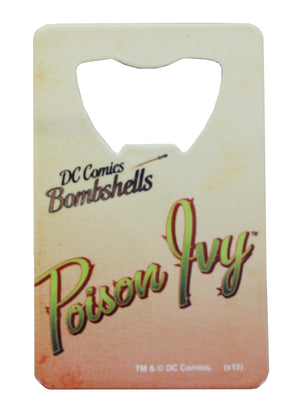 DC Comics Bombshells Poison Ivy Credit Card Bottle Opener