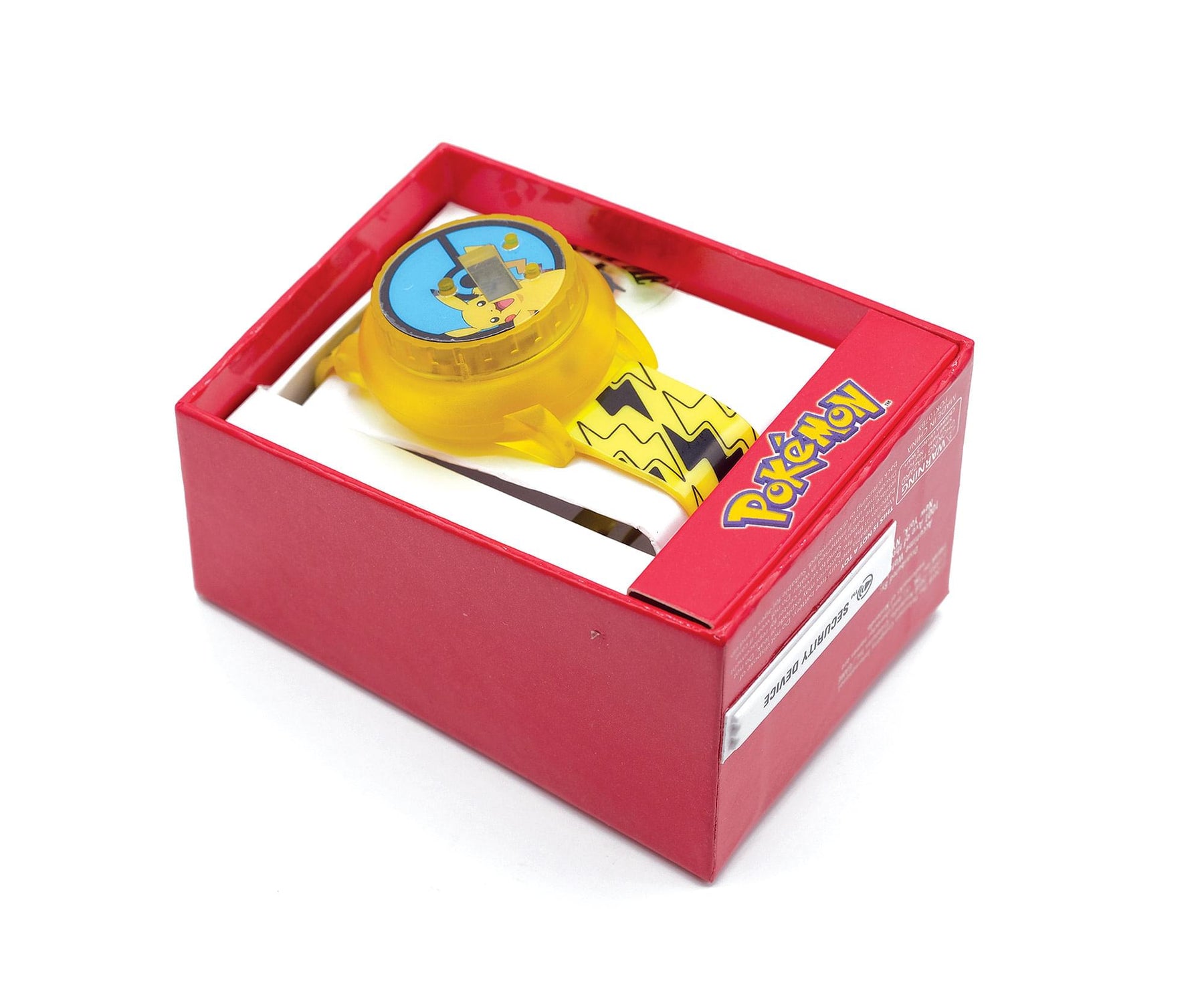 Pokemon Pikachu Lightening Bolt LCD Watch with Spinning Lights