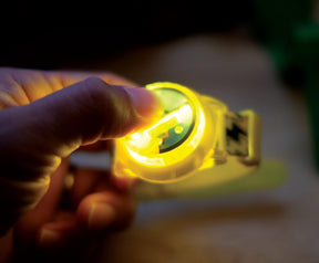 Pokemon Pikachu Lightening Bolt LCD Watch with Spinning Lights