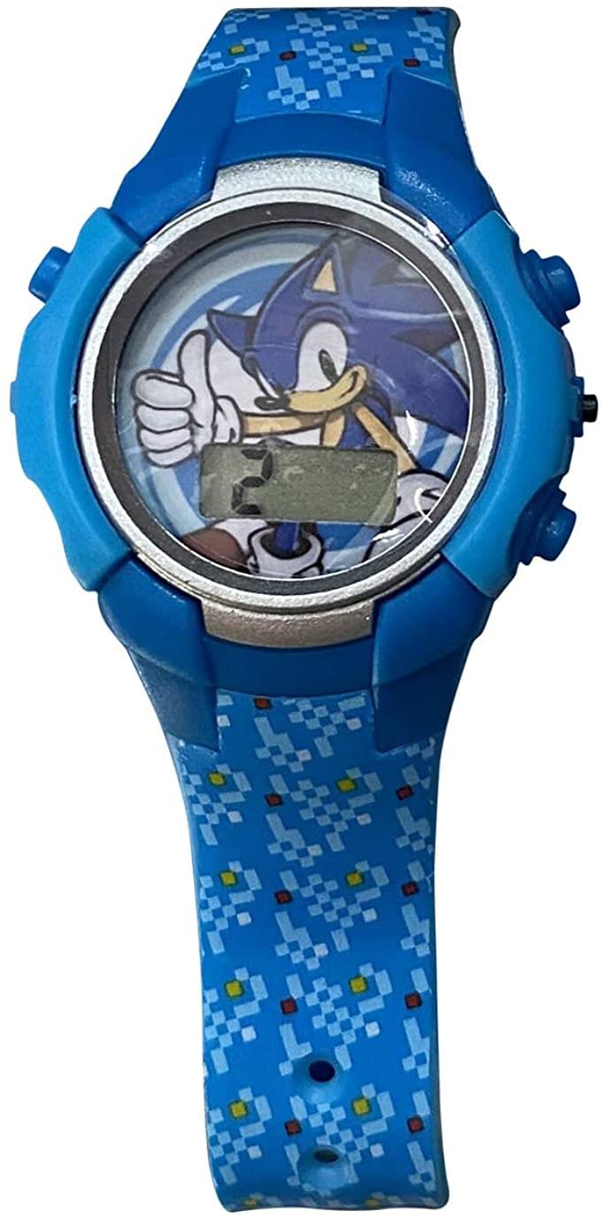 Sonic the Hedgehog Flashing Light LCD Kids Watch
