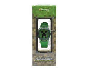 Minecraft Creeper Kids LCD Watch With Flashing LED Lights