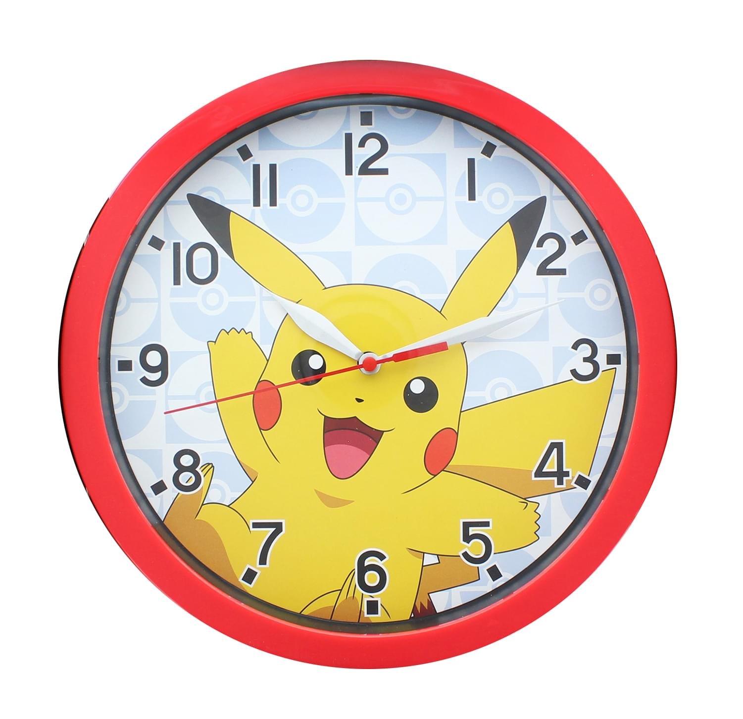 Pokemon Pikachu 9.5 Inch Battery Operated Wall Clock