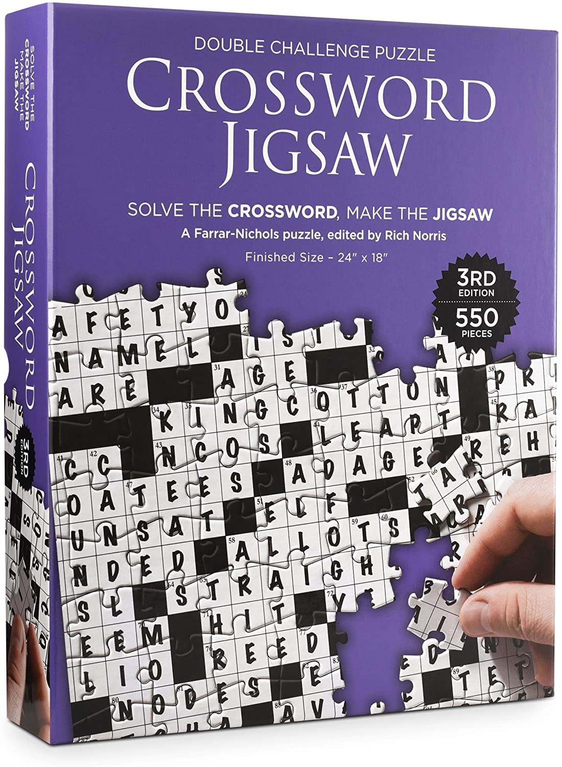 Crossword 550 Piece Jigsaw Puzzle | 3rd Edition