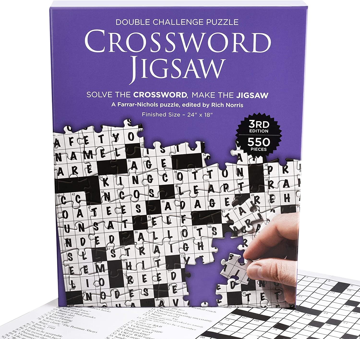 Crossword 550 Piece Jigsaw Puzzle | 3rd Edition