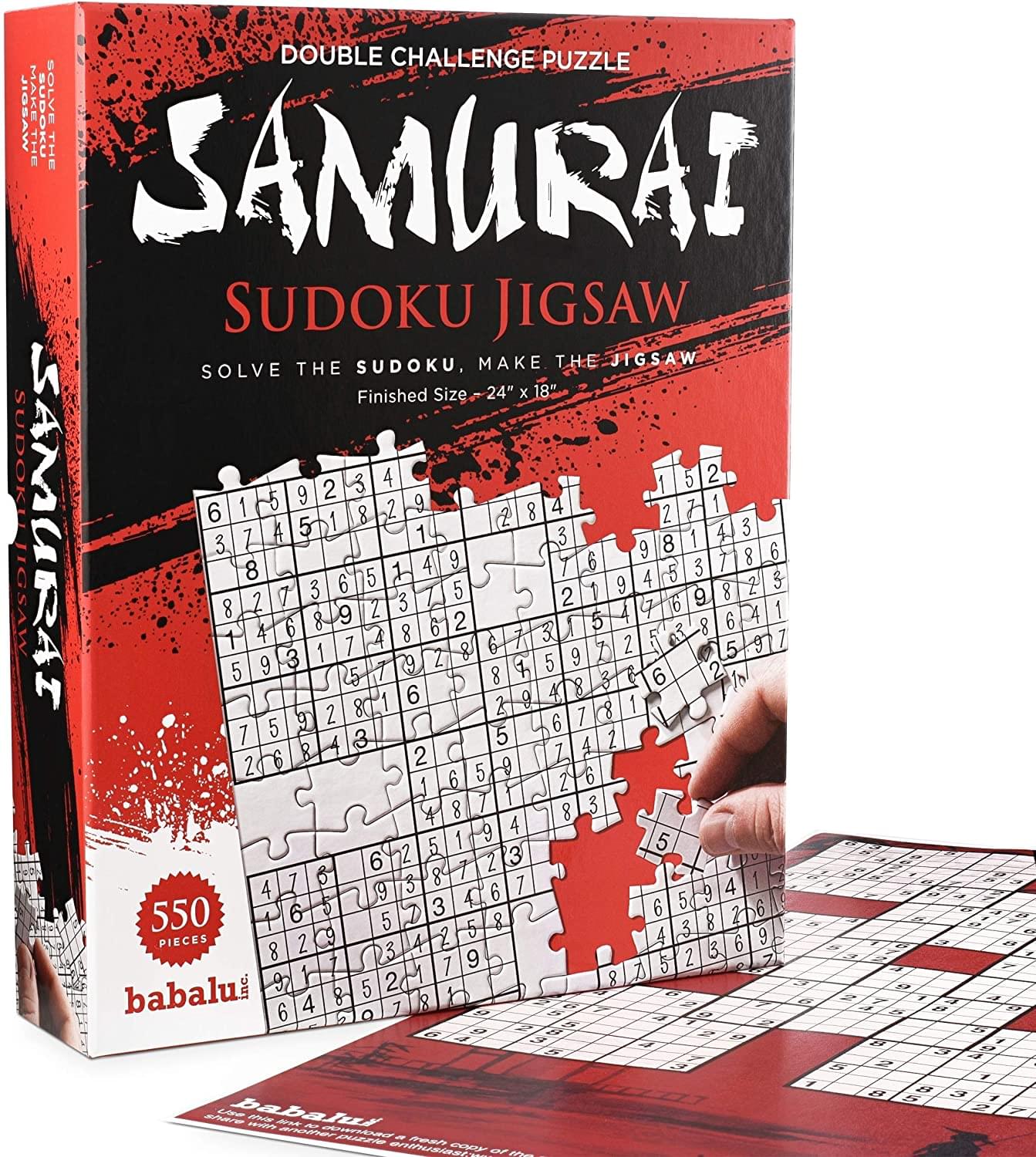 Samurai Sudoku 550 Piece Jigsaw Puzzle