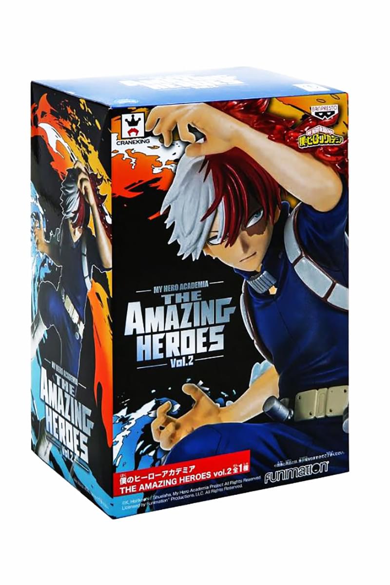 Banpresto My Hero Academia The Amazing Heroes Vol. 2 Shoto Todoroki Collectible Figure