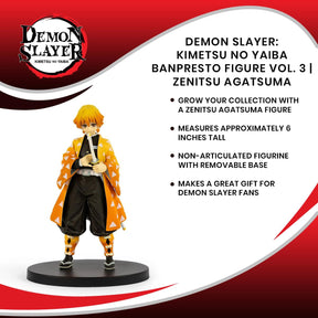 Demon Slayer: Kimetsu no Yaiba Banpresto Figure Vol. 3 | Zenitsu Agatsuma