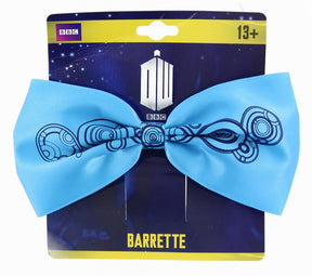Doctor Who Gallifreyan Print Hair Bow Barrette