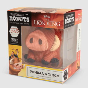 Disney The Lion King Handmade by Robots Vinyl Figure | Pumbaa and Timon