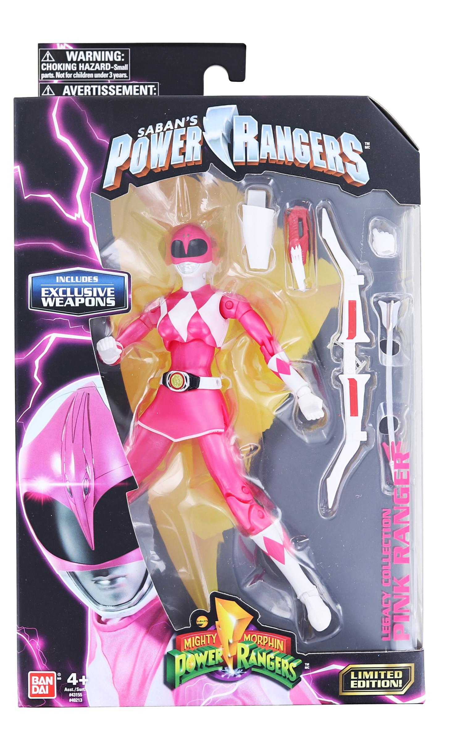 Power Rangers Legacy Collection 6.5 Inch Action Figure | Pink Ranger