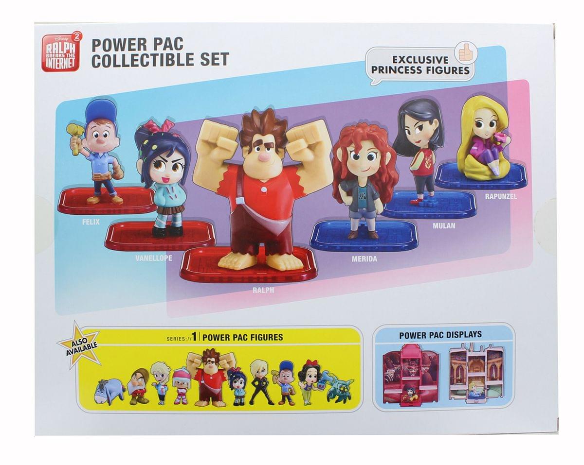 Wreck-It Ralph Power Pac Mini-Figure Collectible Set of 6