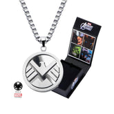Marvel S.H.I.E.L.D. Stainless Steel 24" Chain Pendant Necklace