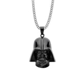 Star Wars Darth Vader Stainless Steel 24" Chain 3D Pendant Necklace