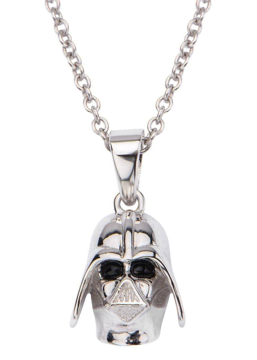 Star Wars Darth Vader 18" Sterling Silver 3D Pendant Necklace