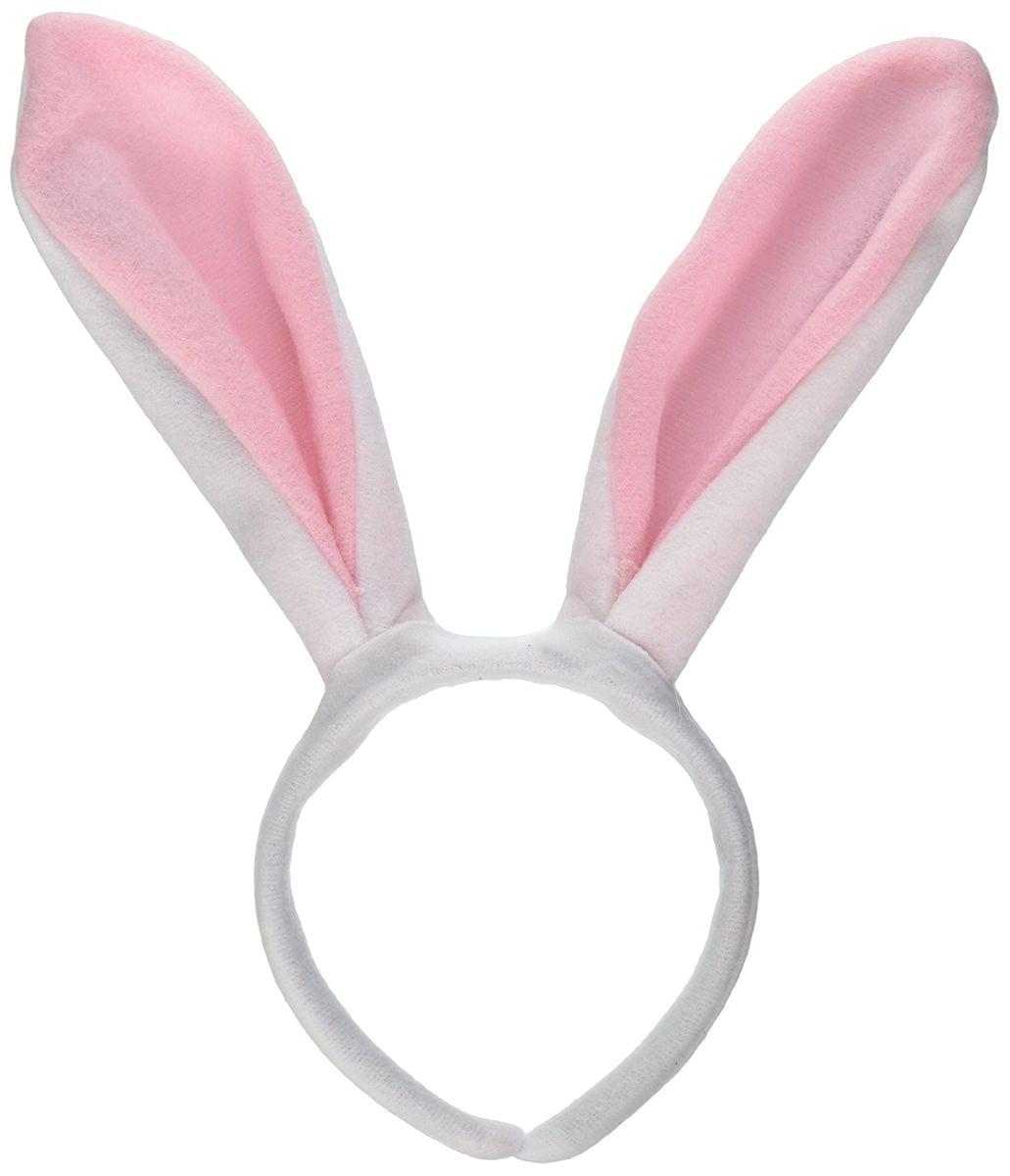 Bunny Ears White W Pink Lining