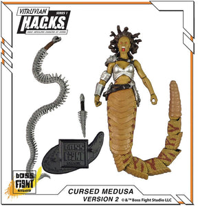 Vitruvian H.A.C.K.S. Series 1 Action Figure | Cursed Medusa