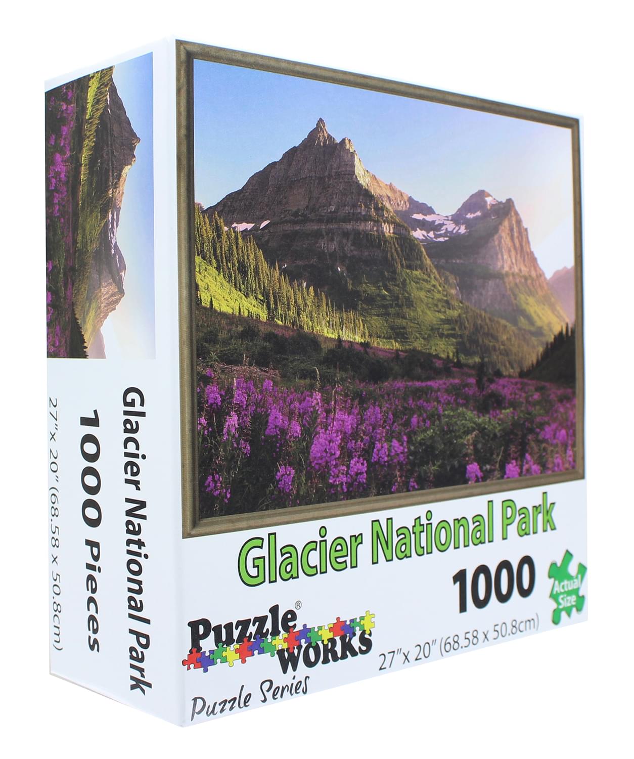 PuzzleWorks 1000 Piece Jigsaw Puzzle | Glacier Park