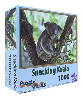 PuzzleWorks 1000 Piece Jigsaw Puzzle | Snacking Koala