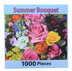 PuzzleWorks 1000 Piece Jigsaw Puzzle | Summer Bouquet