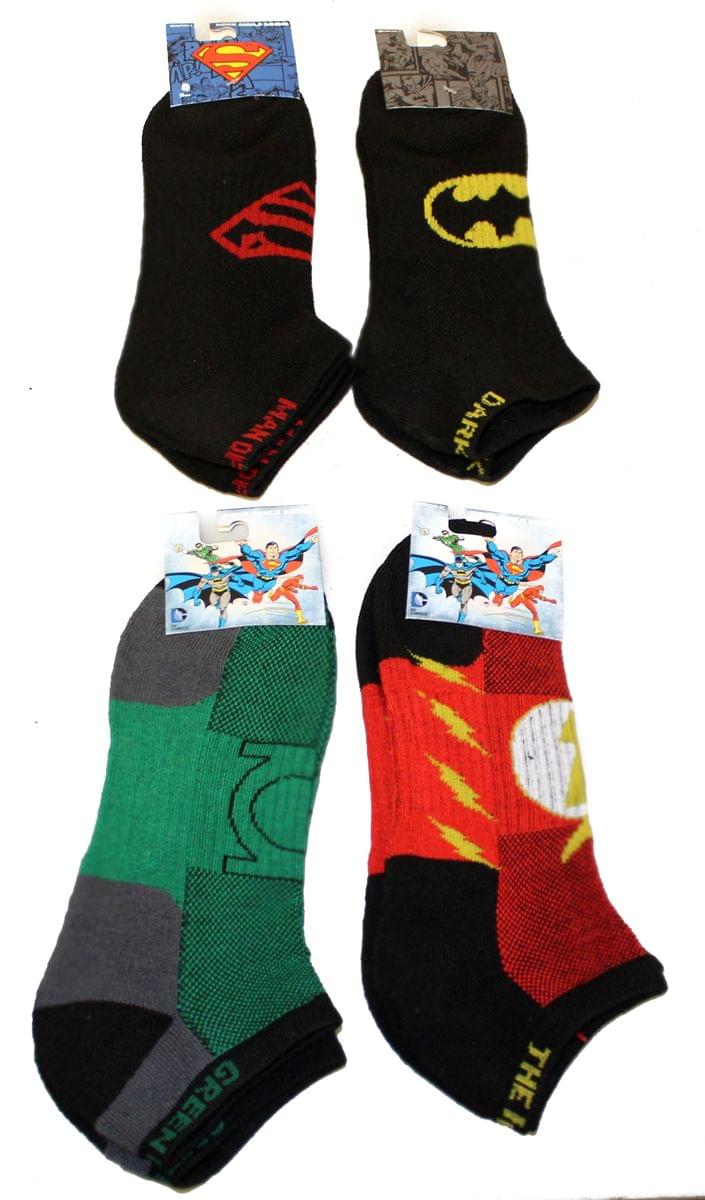 DC Comics Performance Ankle Socks 4-Pack