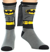 Batman Suit Up Crew Socks With Cape