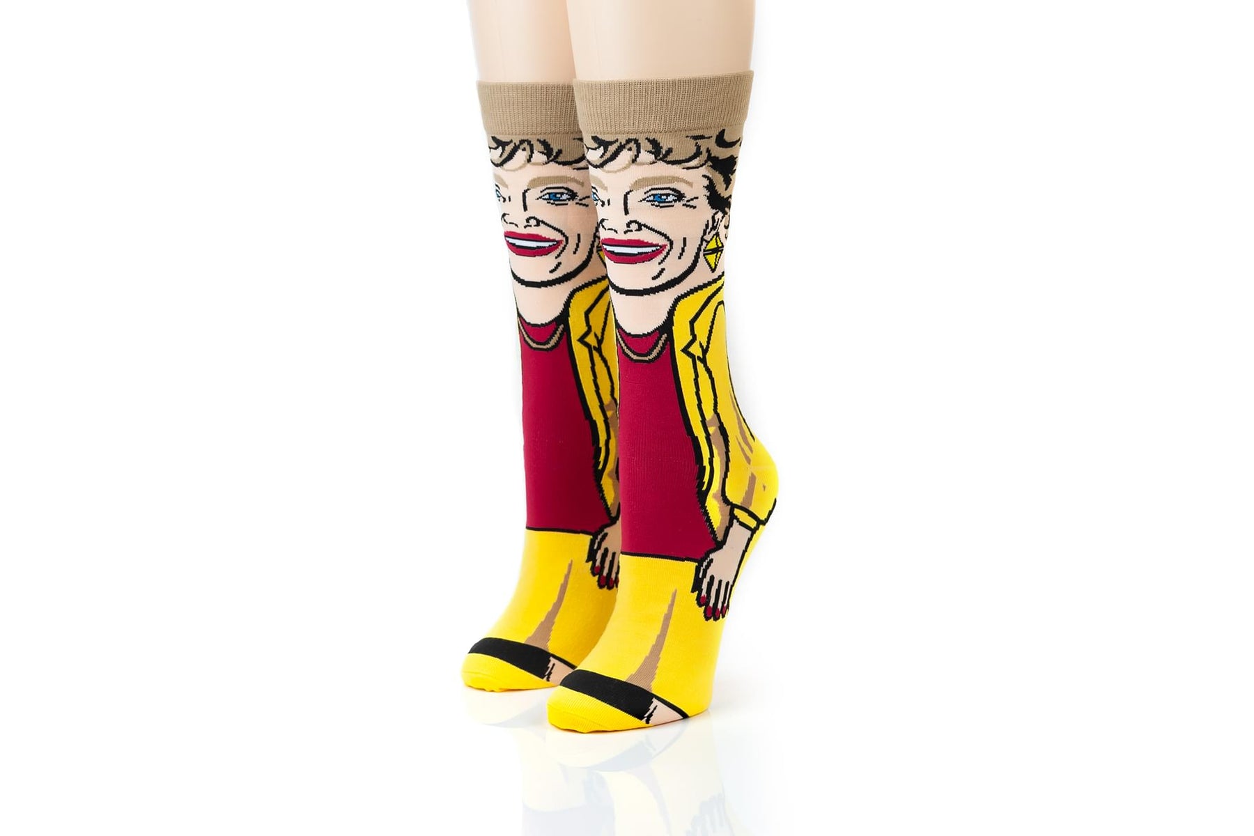 The Golden Girls Blanche Funny Graphic Socks | Single Pair Of Adult Crew Socks