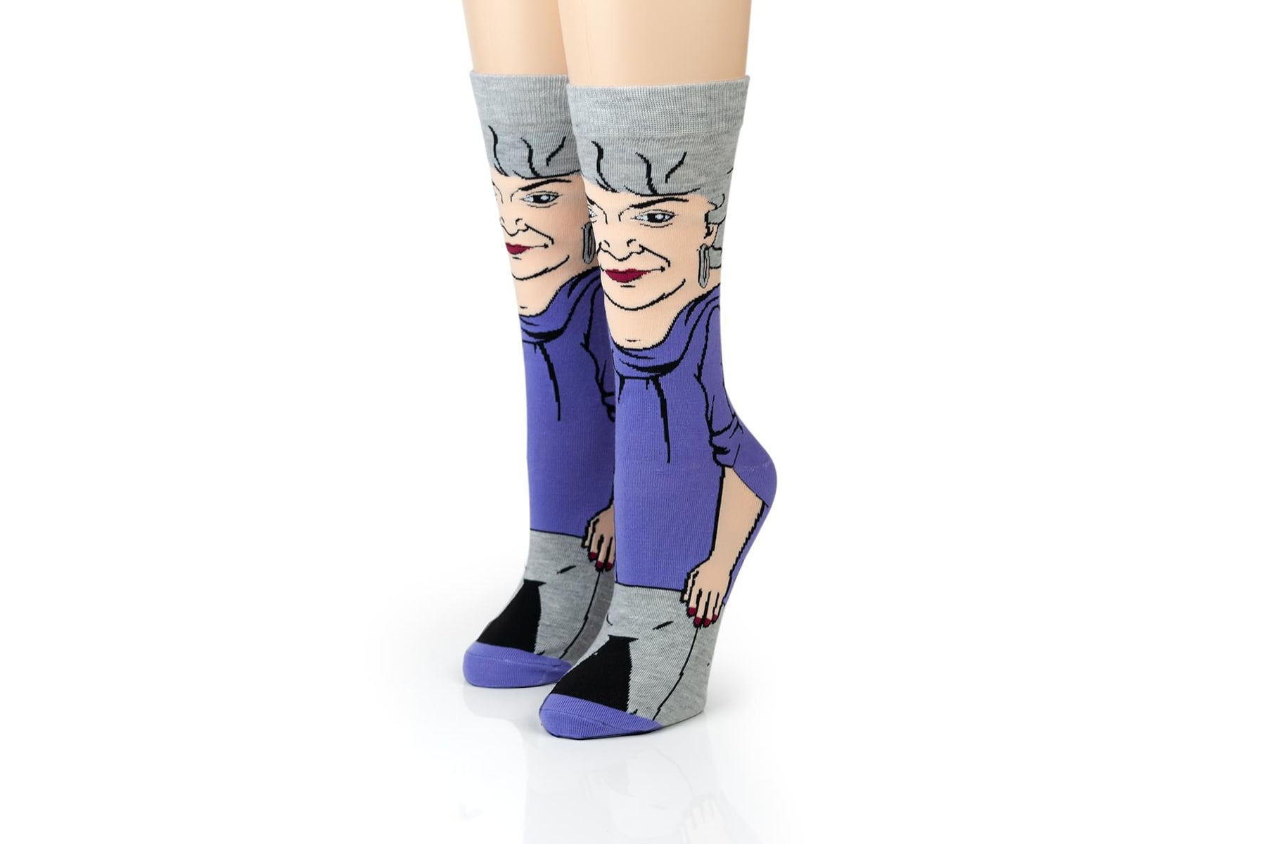 The Golden Girls Dorothy Funny Graphic Socks | Single Pair Of Adult Crew Socks